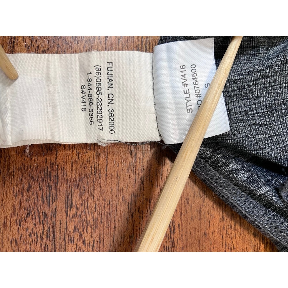 Vuori Sunday Performance Jogger V416 Mens Small Charcoal Heather Zip Gray‎ Pants - Picture 14 of 16